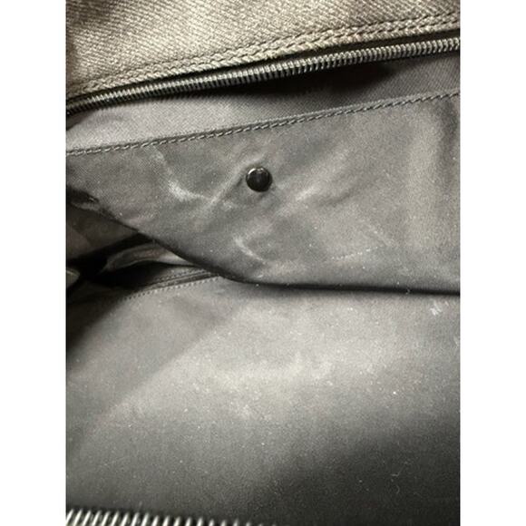 Christian Dior Black Denim Patent Perforated Cannage Satchel! With Charm! - Picture 15 of 16